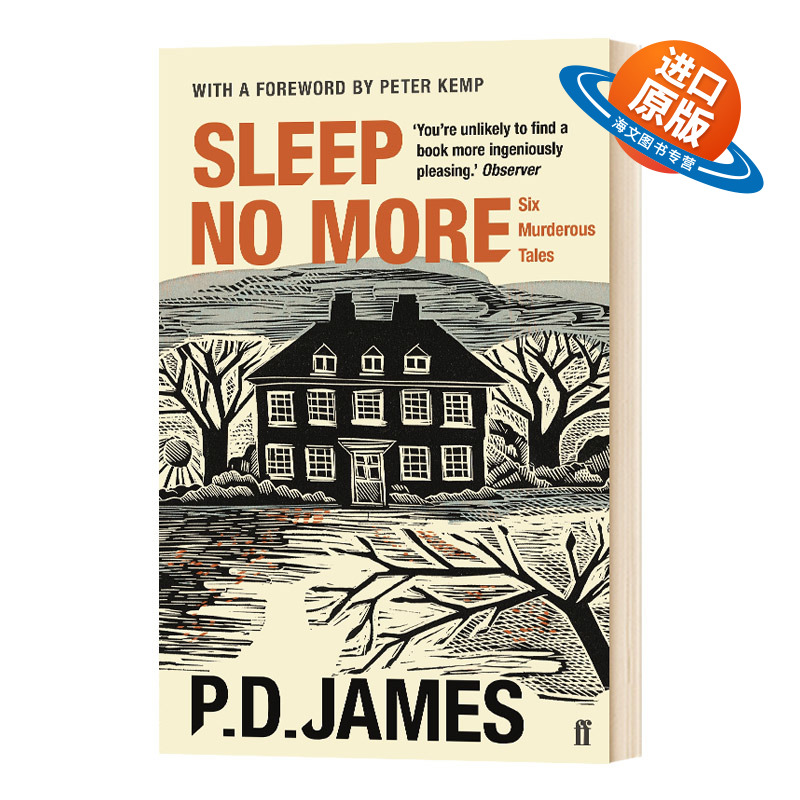 正版现货 P D 詹姆斯 不要睡觉 六个谋杀故事 英文原版 Sleep No More: Six Murderous Tales P D James外文小说