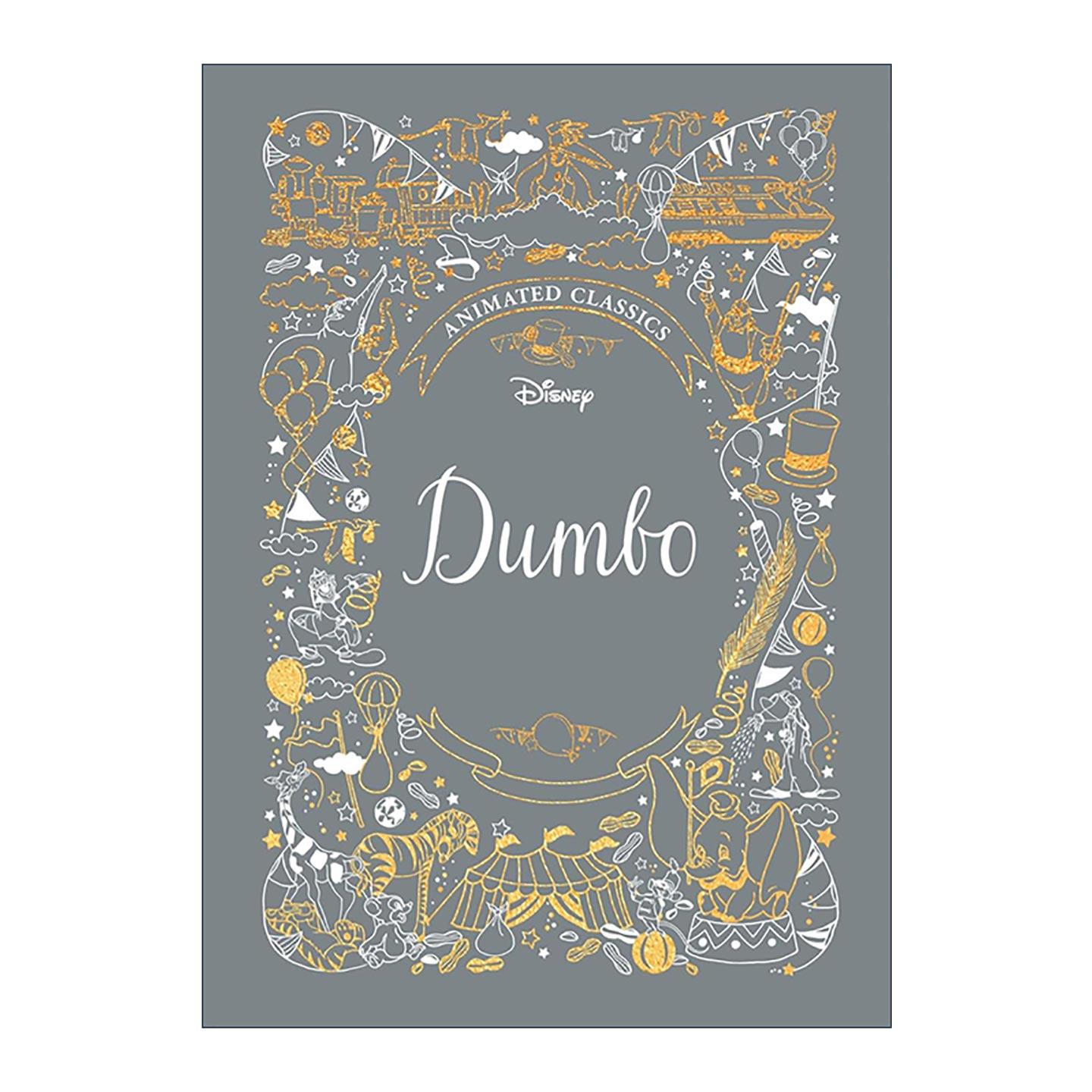 英文原版 Dumbo 小飞象 儿童经典动画电影小说 迪士尼布面典藏精装 Disney Animated Classics 英文版 进口英语原版书籍