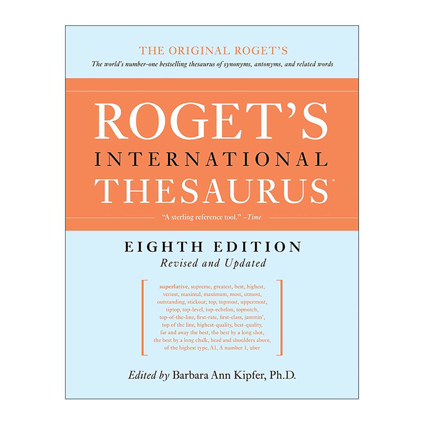 英文原版 Roget's International Thesaurus 罗热英语同义词词典 第8版 精装 英文版 进口英语原版书籍