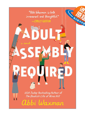 英文原版 Adult Assembly Required 成人集会 女性小说 书痴妮娜的完美生活作者Abbi Waxman 英文版 进口英语原版书籍