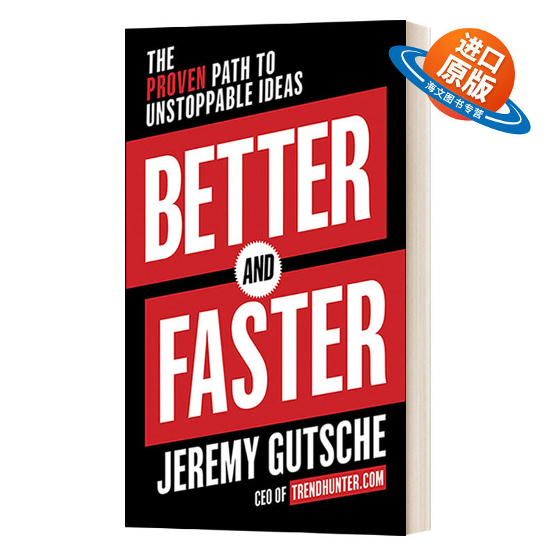 英文原版 Better and Faster 狩猎式创新 如何让你的创新思想源源不断 精装 英文版 进口英语原版书籍