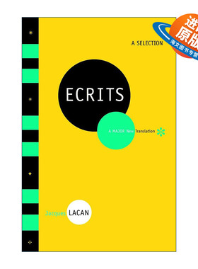 英文原版 Ecrits 拉康选集 精神分析 Jacques Lacan 英文版 进口英语原版书籍