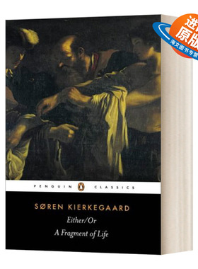 英文原版 Either Or 非此即彼 索伦·克尔凯郭尔 黑经典 英文版 进口英语原版书籍