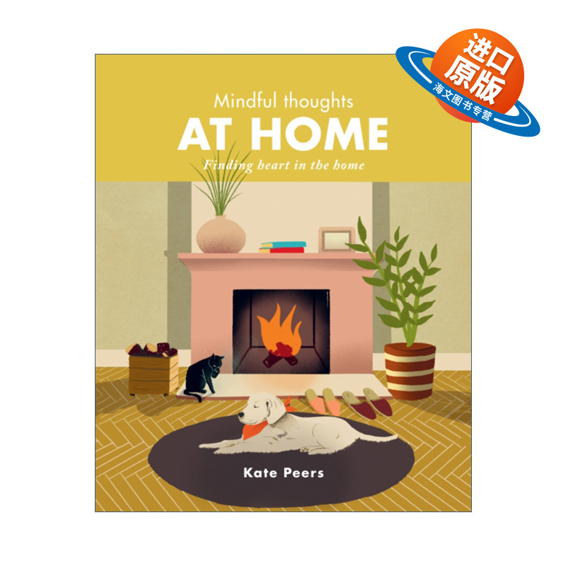 英文原版 Mindful Thoughts at Home Finding heart in the home 宅家的平静思绪 居家远离人群的冥想正念 精装 进口英语原版书籍