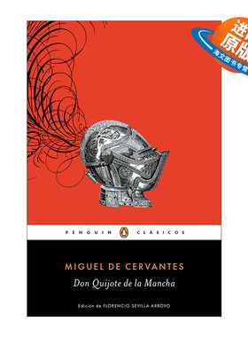 西班牙语原版 Don Quijote de la Mancha Don Quixote 堂吉诃德 企鹅经典 西班牙语版 塞万提斯 Miguel De Cervantes 进口书籍
