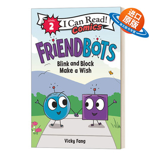 英文原版 Friendbots Blink and Block Make a Wish 朋友机器人 许个愿 英文版 进口英语原版书籍