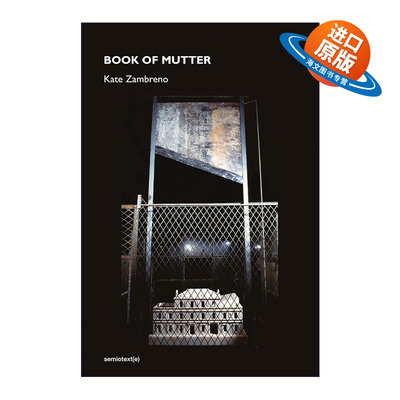 英文原版 Book of Mutter 呢喃之书 传记 Green Girl作者Kate Zambreno 精装 英文版 进口英语原版书籍