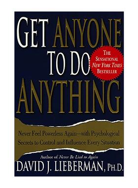 英文原版 Get Anyone to Do Anything 看谁听你的 让人对你说YES 英文版 进口英语原版书籍