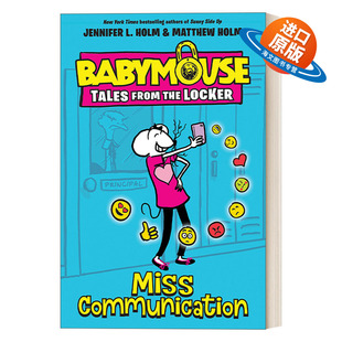 英文原版 Miss Communication Babymouse Tales from the Locker 02 储物柜里的老鼠宝宝故事系列2 沟通不了 英文版 进口英语书籍