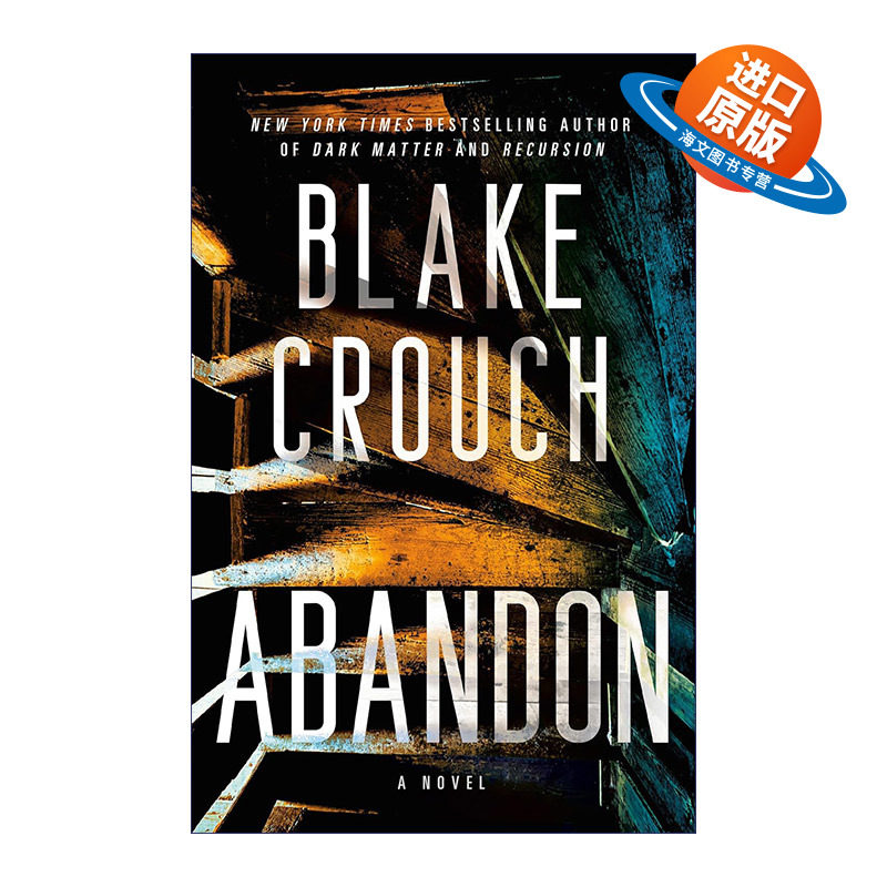 英文原版小说 Abandon 遗弃 惊悚悬疑小说 人生复本作者Blake Crouch 英文版 进口英语原版书籍