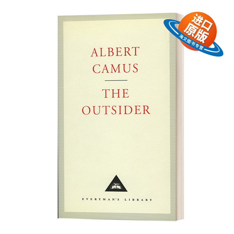 英文原版小说 The Outsider 局外人 阿尔贝·加缪 Everyman精装版 英文版 进口英语原版书籍