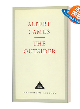英文原版小说 The Outsider 局外人 阿尔贝·加缪 Everyman精装版 英文版 进口英语原版书籍