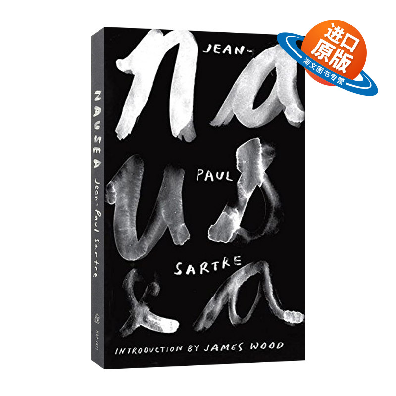英文原版小说 Nausea 恶心 诺贝尔文学家得主 让-保罗·萨特 英文版 进口英语原版书籍