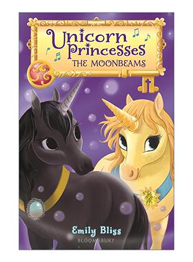 英文原版 Unicorn Princesses 9 The Moonbeams 独角兽公主9 Emily Bliss儿童奇幻插图小说 英文版 进口英语原版书籍