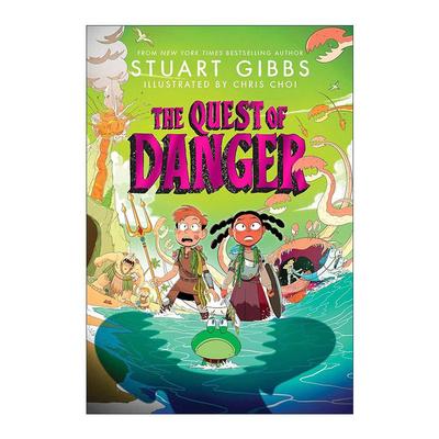 英文原版 The Quest of Danger 探索危险 蒂姆的冒险故事4 Stuart Gibbs 英文版 进口英语原版书籍