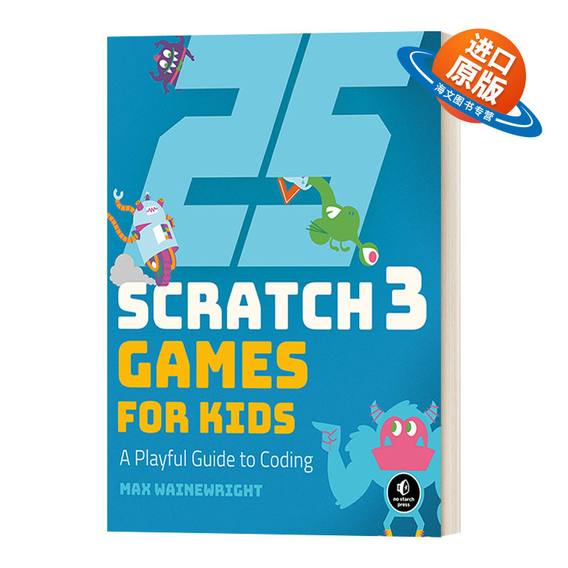 英文原版 25 Scratch 3 Games for Kids 25个Scratch 3 儿童编程游戏 边玩边学 编程入门学习 英文版 进口英语原版书籍