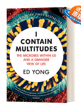 英文原版 I Contain Multitudes 我包罗万象 微生物视野下的生命图景全纪录 人体微生物的奥秘 英文版 进口英语原版书籍