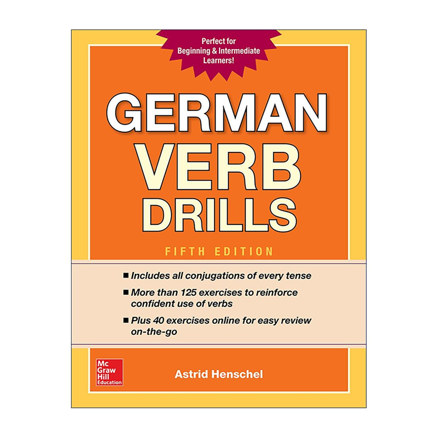 原版 German Verb Drills 德语动词练习 第5版 进口原版书籍
