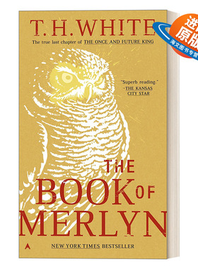 英文原版 The Book of Merlyn 梅林之书 关于永恒之王未发表的结论 经典奇幻历史小说 T. H. White 简装 英文版 进口英语原版书籍