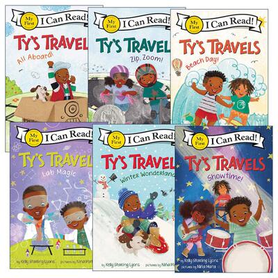 英文原版 Ty's Travels 泰的旅行系列6册 My First I Can Read分级阅读 表演时间 冬日奇境 实验室魔术 英文版 进口英语原版书籍