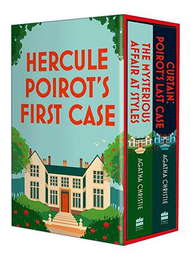 英文原版 Hercule Poirot’s First and Last Cases 大侦探波洛的开场之案与最后一案 斯泰尔斯庄园奇案 谢幕 两册精装盒装 进口