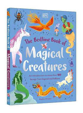 英文原版 The Bedtime Book of Magical Creatures 睡前故事书之神奇动物 DK儿童读物精装 英文版 进口英语原版书籍