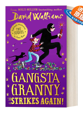 英文原版 Gangsta Granny Strikes Again! 了不起的大盗奶奶又来了  大卫威廉姆斯故事书 英文版 进口英语原版书籍
