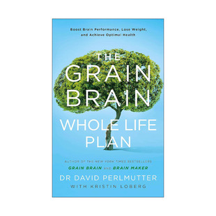 进口英语原版 Brain 谷物大脑完整生活计划 谷物大脑三部曲 Whole Grain Life Plan 英文原版 书籍 英文版 The