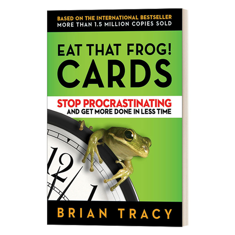 frog cards 吃掉那只青蛙 高效时间管理法则辅助卡片 brian tracy博恩