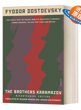 英文原版 The Brothers Karamazov A Novel in Four Parts With Epilogue 卡拉马佐夫兄弟 百年纪念版 英文版 进口英语原版书籍