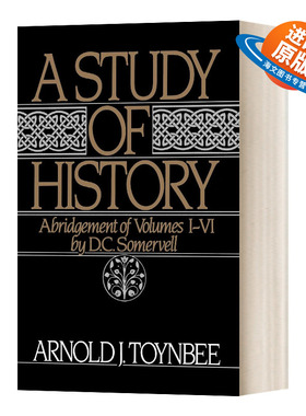 英文原版 A Study of History Volume I Abridgement of Volumes I-VI 历史研究 第一卷 缩写卷1-6 英文版 进口英语原版书籍