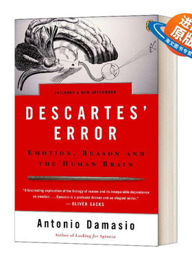 英文原版 Descartes' Error 笛卡尔的错误 情绪 推理和大脑 英文版 进口英语原版书籍