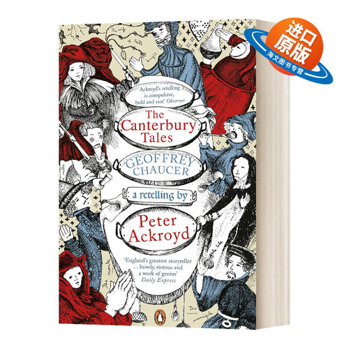 英文原版 The Canterbury Tales A retelling 坎特伯雷故事 英文版 进口英语原版书籍