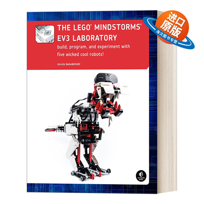 英文原版The LEGO MINDSTORMS EV3 Laboratory 乐高机器人EV3创意实验室 5个超酷乐高机器人设计与制作实例 英文版 进口英语书籍