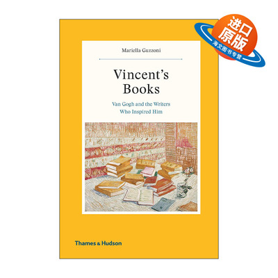 英文原版 Vincent's Books 文森特的书 梵高与启发过他的作家 精装 英文版 进口英语原版书籍