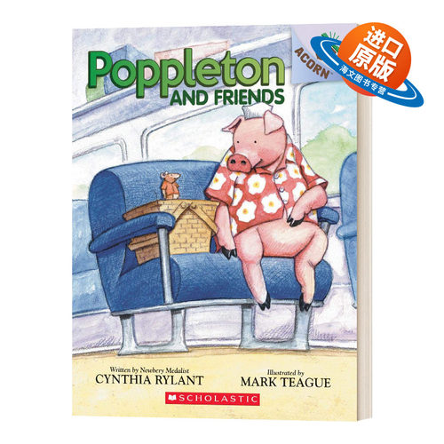 英文原版 Poppleton and Friends An Acorn Book 小猪波普尔顿2 学乐大树姐妹篇橡树系列 英文版 进口英语原版书籍儿童外文书
