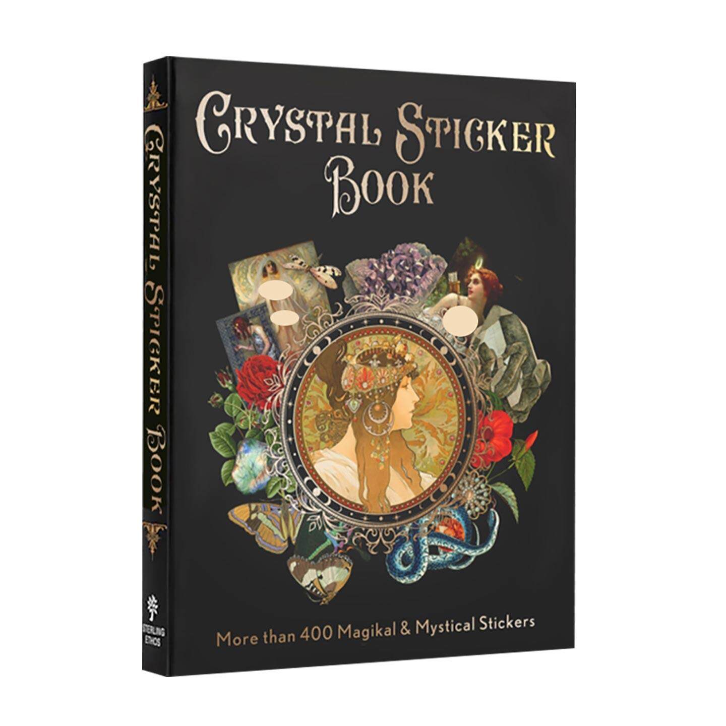 英文原版 Crystal Sticker Book 水晶贴纸书 超过400魔法和神秘贴纸 英文版 进口英语原版书籍