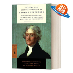 英文原版 The Life and Selected Writings of Thomas Jefferson 托马斯杰斐逊的生活和写作 兰登书屋现代图书馆经典系列 进口书