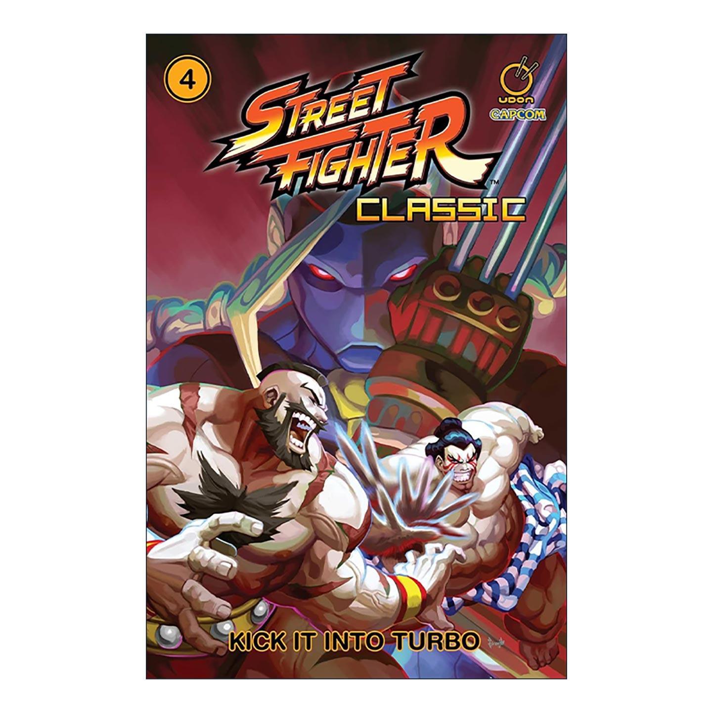 英文原版 Street Fighter Classic Paperback Volume 4 Kick it into Turbo 街头霸王经典漫画卷四 英文版 进口英语原版书籍