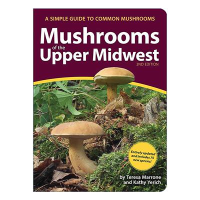 英文原版 Mushrooms of the Upper Midwest 美国中西部上部地区蘑菇简易鉴别指南 菌类 英文版 进口英语原版书籍
