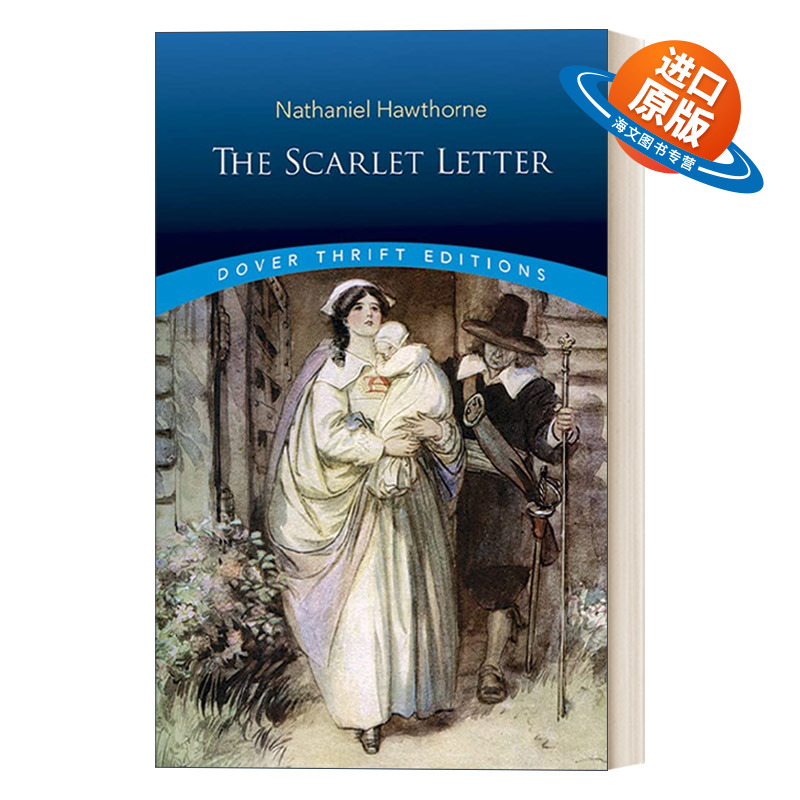 英文原版 The Scarlet Letter 红字 Dover Thrift Editions 英文版 进口英语原版书籍