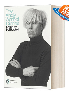 英文原版 The Andy Warhol Diaries Edited by Pat Hackett 安迪 沃霍尔日记 现代经典 英文版 进口英语原版书籍