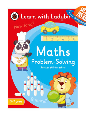 英文原版 Maths Problem-Solving 小瓢虫5-7岁儿童练习册系列 应用数学 英文版 进口英语原版书籍