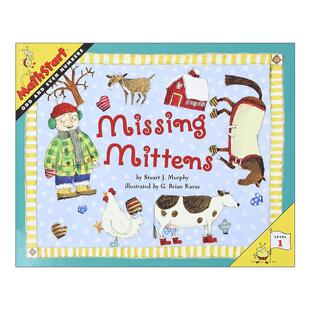 英文原版 Mathstart Level 1 Missing Mittens 数学启蒙绘本1级 英文版 进口英语原版书籍
