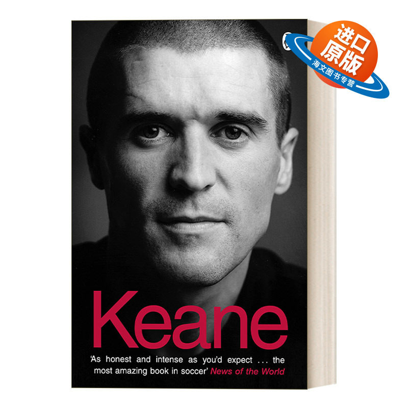 英文原版 Keane 前曼联队长罗伊·基恩自传 英超足球明星传记 英文版 进口英语原版书籍