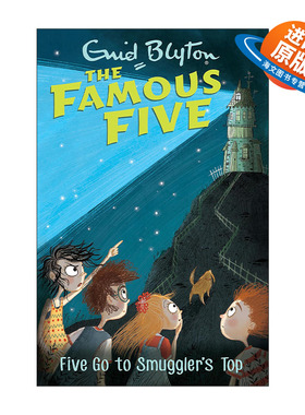 英文原版 The Famous Five: Five Go to Smuggler's Top前往走私者山顶 五伙伴历险记4 疯狂侦探团 儿童动作冒险小说 伊妮德布莱顿