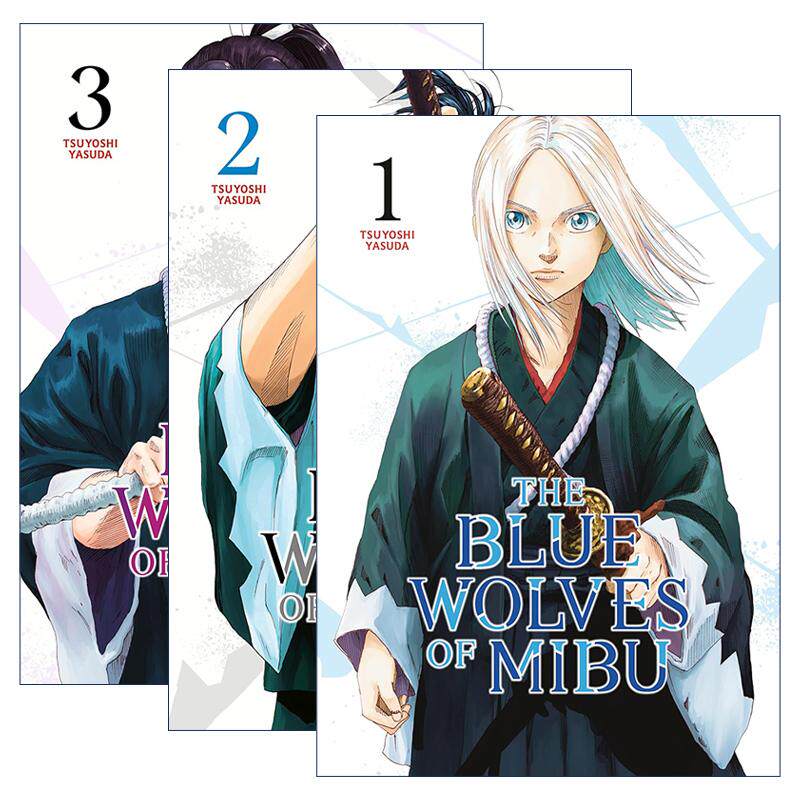 英文原版 The Blue Wolves of Mibu 青之壬生狼系列1-3册 同名动漫武士漫画 安田剛士 英文版 进口英语原版书籍