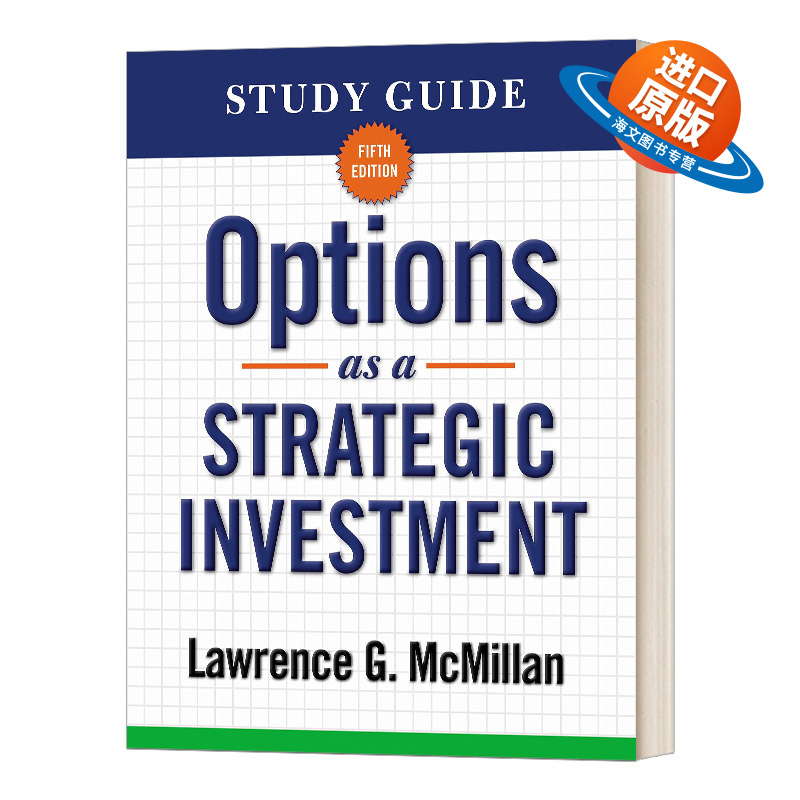 英文原版 Study Guide for Options as a Strategic Investment 5th Edition 作为战略投资的期权研究指南第五版 英文版进口英语书