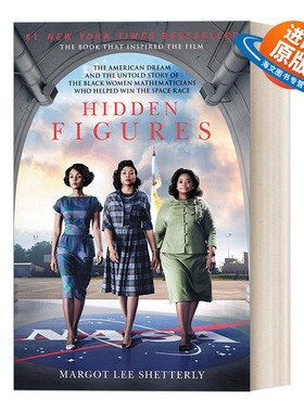 英文原版 Hidden Figures 隐藏人物 美国梦和帮助赢得太空竞赛的黑人女数学家的故事 电影封面版 英文版 进口英语原版书籍