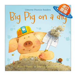 英文原版 Phonics Readers Big Pig On A Dig 大猪挖宝藏 英文版 进口英语原版书籍